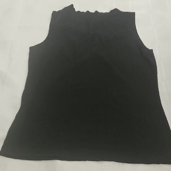 Club Monaco Black Fitted Sleeveless Tank Top - Picture 11 of 16